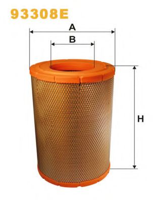 93308E WIX+FILTERS Air Supply Air Filter
