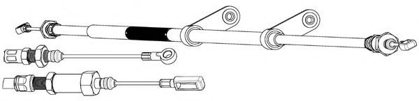 CT02190 CEF Cable, parking brake