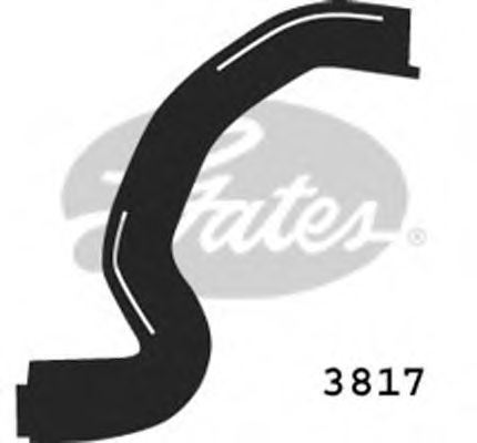 3817 GATES Brake System Brake Disc