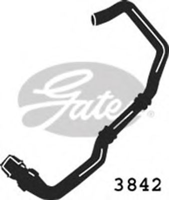 3842 GATES Brake System Brake Disc