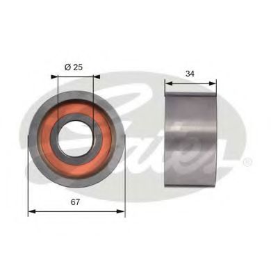 T41178 GATES Deflection/Guide Pulley, timing belt