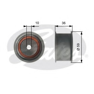T41227 GATES Deflection/Guide Pulley, timing belt