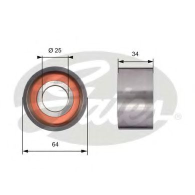 T41234 GATES Deflection/Guide Pulley, timing belt