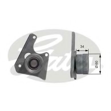 T42069 GATES Deflection/Guide Pulley, timing belt