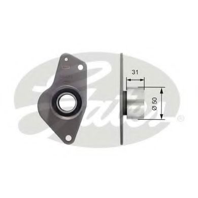 T42089 GATES Deflection/Guide Pulley, timing belt