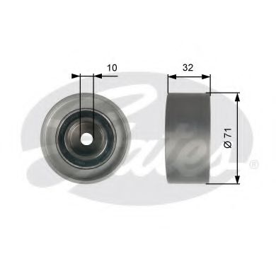 T42094 GATES Deflection/Guide Pulley, timing belt
