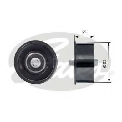 T42122 GATES Deflection/Guide Pulley, timing belt