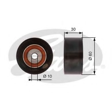 T42162 GATES Deflection/Guide Pulley, timing belt