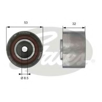 T42179 GATES Deflection/Guide Pulley, timing belt