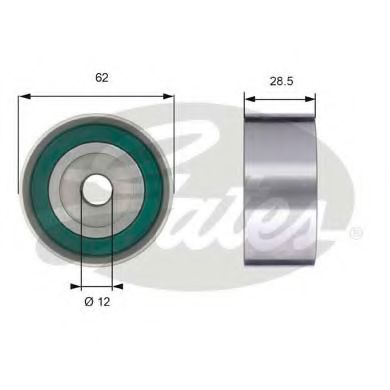 T42192 GATES Deflection/Guide Pulley, timing belt