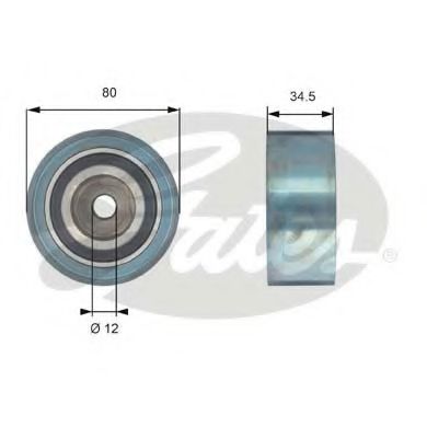 T42193 GATES Deflection/Guide Pulley, timing belt