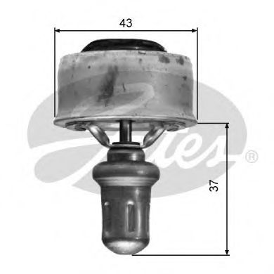 TH01489 GATES Cooling System Thermostat, coolant