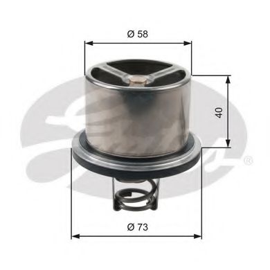 TH07882 GATES Cooling System Thermostat, coolant