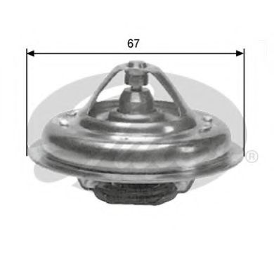 TH09985G1 GATES Cooling System Thermostat, coolant