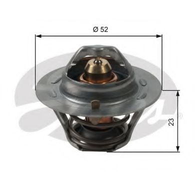 TH14088G1 GATES Cooling System Thermostat, coolant