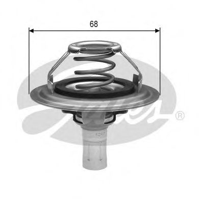TH23085G1 GATES Cooling System Thermostat, coolant
