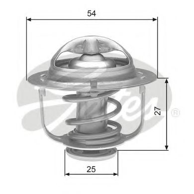 TH23685G1 GATES Cooling System Thermostat, coolant