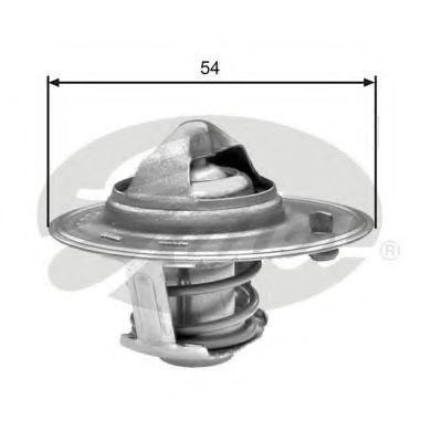 TH25982G1 GATES Cooling System Thermostat, coolant