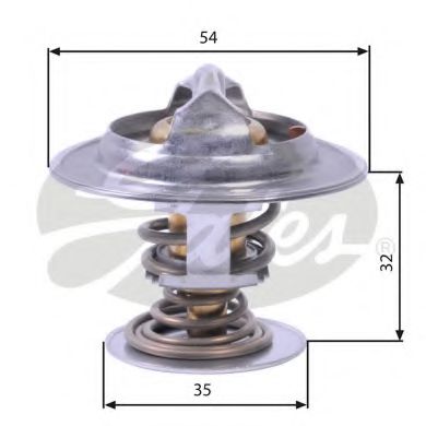 TH26590G1 GATES Cooling System Thermostat, coolant