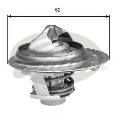 TH30188G1 GATES Cooling System Thermostat, coolant