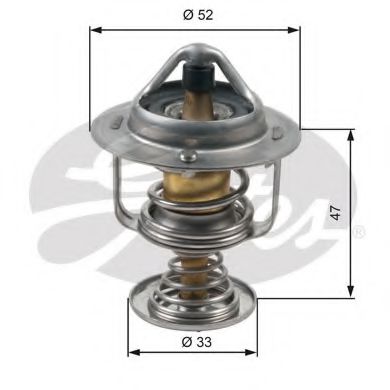 TH30580G1 GATES Cooling System Thermostat, coolant