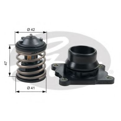 TH47487K1 GATES Cooling System Thermostat, coolant
