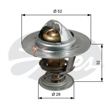 TH50292G1 GATES Cooling System Thermostat, coolant