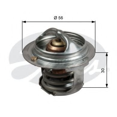 TH50482G1 GATES Cooling System Thermostat, coolant