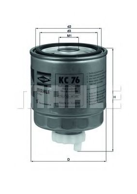 KC 76 KNECHT Fuel filter