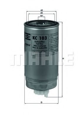 KC 103 KNECHT Топливный фильтр