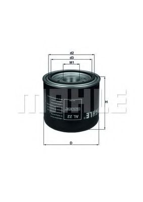 AL 22 KNECHT Compressed-air System Air Dryer Cartridge, compressed-air system