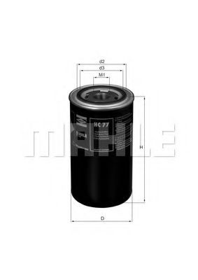 HC 77 KNECHT Lubrication Oil Filter