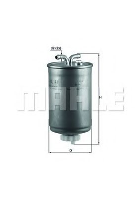 KL 41 KNECHT Fuel Supply System Fuel filter
