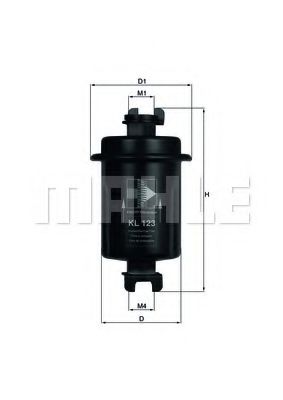 KL 123 KNECHT Fuel filter