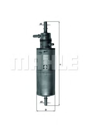 KL 438 KNECHT Fuel filter