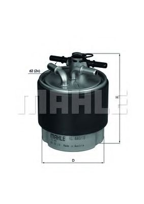 KL 440/18 KNECHT Fuel Supply System Fuel filter