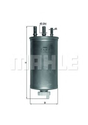 KL 781 KNECHT Fuel Supply System Fuel filter