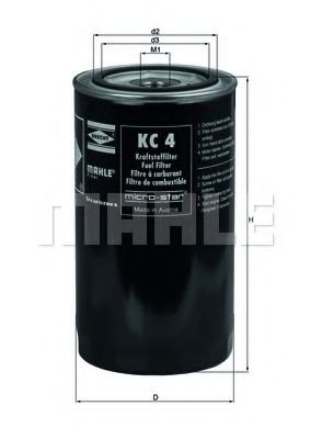 KC 4 KNECHT Fuel Supply System Fuel filter