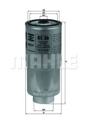 KC 36 KNECHT Fuel Supply System Fuel filter
