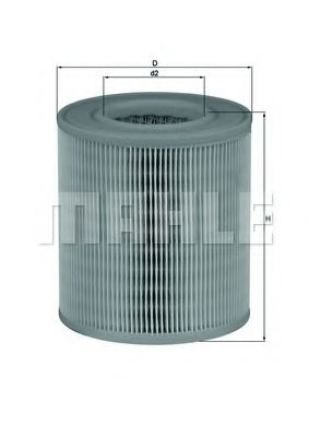 LX 1253 KNECHT Air Supply Air Filter