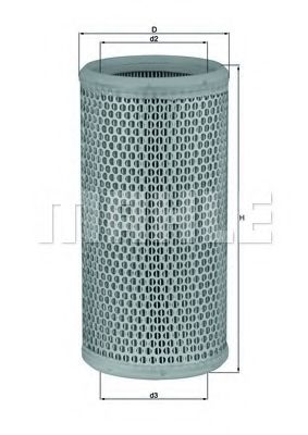 LX 519 KNECHT Air Supply Air Filter