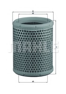 LX 384 KNECHT Air Supply Air Filter