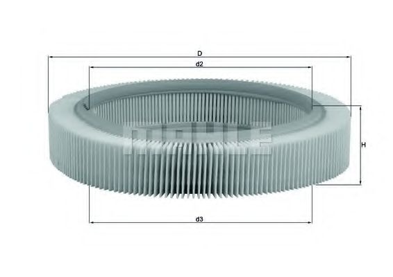LX 209 KNECHT Air Supply Air Filter