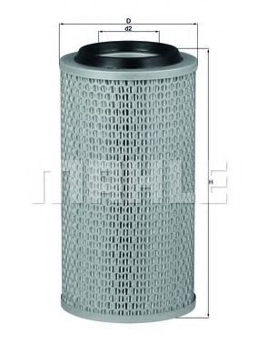 LX 49 KNECHT Air Supply Air Filter