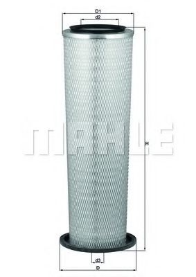 LX 764 KNECHT Air Supply Air Filter