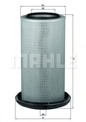 LX 241 KNECHT Air Supply Air Filter