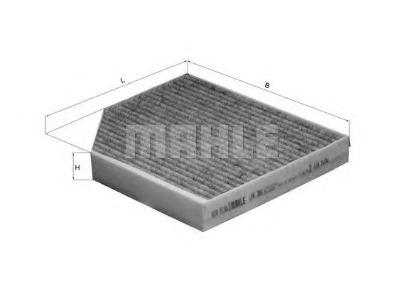 LAK 386 KNECHT Heating / Ventilation Filter, interior air