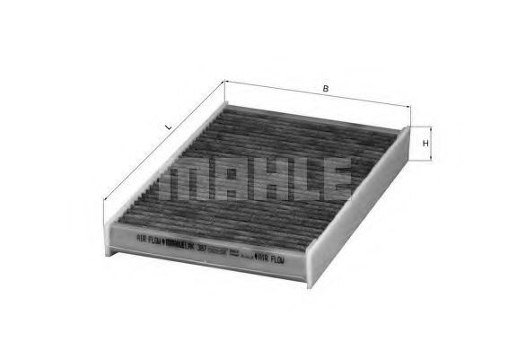 LAK 387 KNECHT Heating / Ventilation Filter, interior air