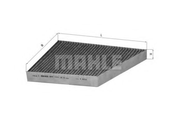 LAK 156 KNECHT Heating / Ventilation Filter, interior air