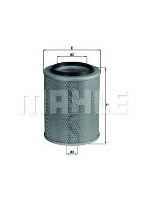 LX 92 KNECHT Air Supply Air Filter